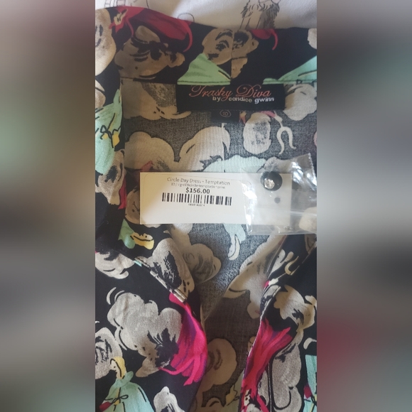 Trashy Diva Temptation Circle Day Dress 10 BNWT - Picture 2 of 9